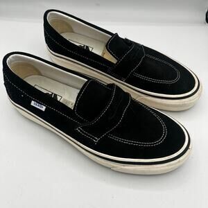 Vans Style 53 DX Slip On Loafer Sneakers Shoes Black Nubuck Suede M8/ W9.5